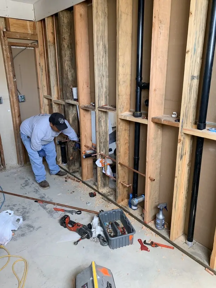 Commercial rough-in plumbing for Water Heater Replacement in Taunton